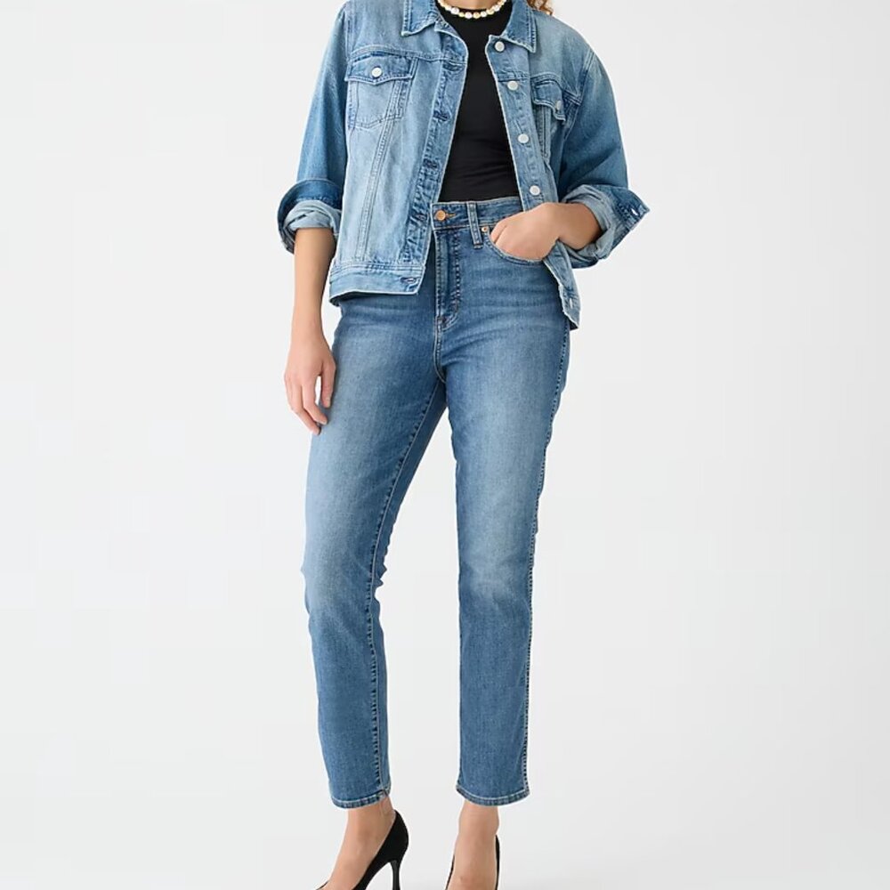 J Crew Curvy Vintage Slim-Straight Jeans